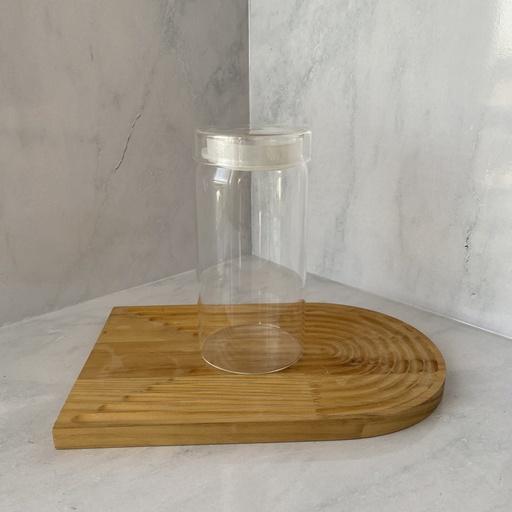 [GJ1200RD] Bocal en verre 1200ml + couver en verre