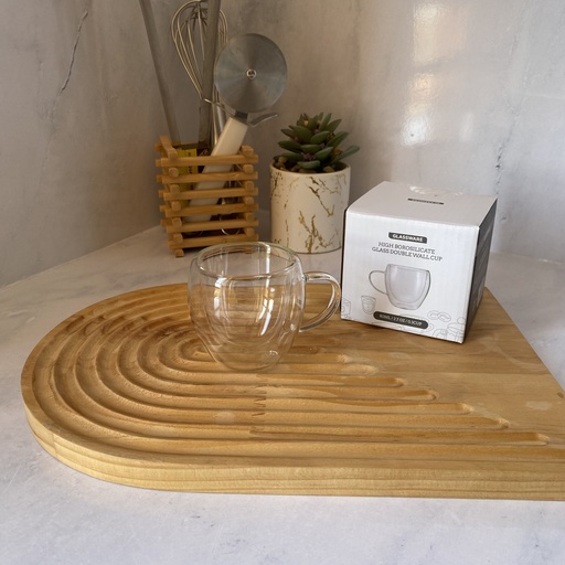 [DB80] Tasse à double paroi, 80ml,avec anse