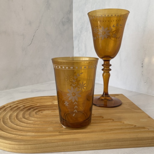 [NZN022] Verre A Eau Nazenin Amber 29 Cl