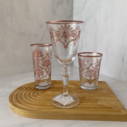 [VIC141/R] Verre A Pied Victoria Rose 27 Cl