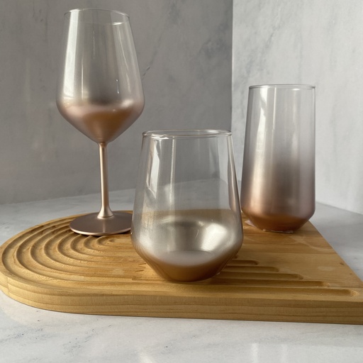 [GLW536/R] verre a eau 42.5 cl glow rose