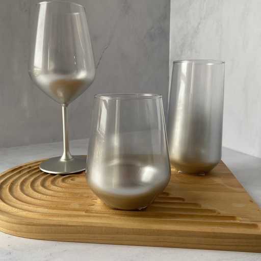 [GLW536/S] verre a eau 42.5 cl glow silver