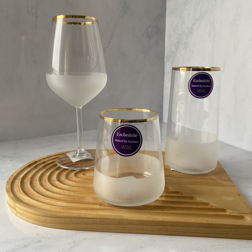 [NSH380] verre a eau 38 cl nish gold