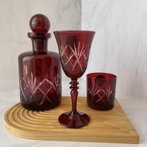 [CMB141/R] Verre A Pied Cambridge Rouge 27 Cl
