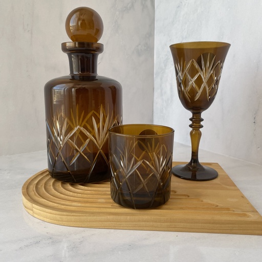 [CMB283/A] VERRE A EAU 30 CL CAMBRDIGE AMBER