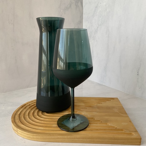 [MAT065/G] Verre A Pied Matte Vert 49 Cl