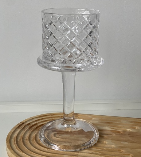 [MM.GZD.072] Bougeoir Sur Pied Transparent Moyen