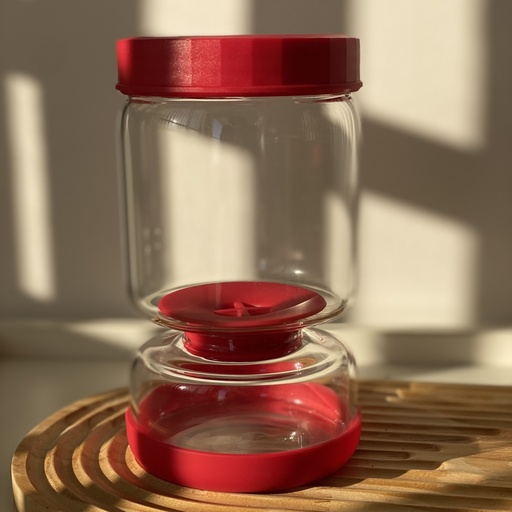 [GPJ1300RD] Pot en verre pour cornichon 1300 ml