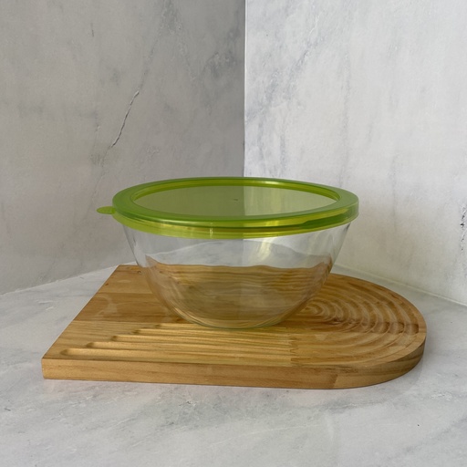 [YSL2.0RD] Bol à mixer en verre avec couvercle 2 L