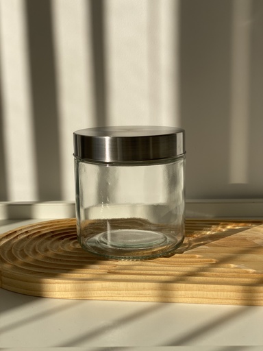 [CWS700RD] Bocal En Verre  700 Ml + Couvercle En Acier Inoxydable