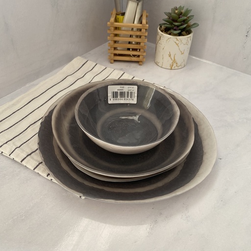 [15099-1] Kronos Assiette Creuse Beige 21Cm