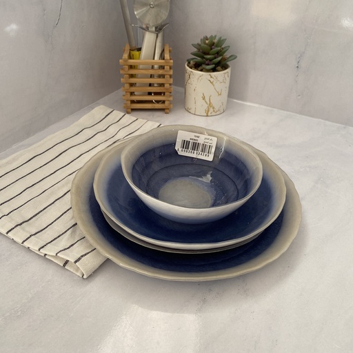 [15104] AK assiette 28 KRONOS -BLUE