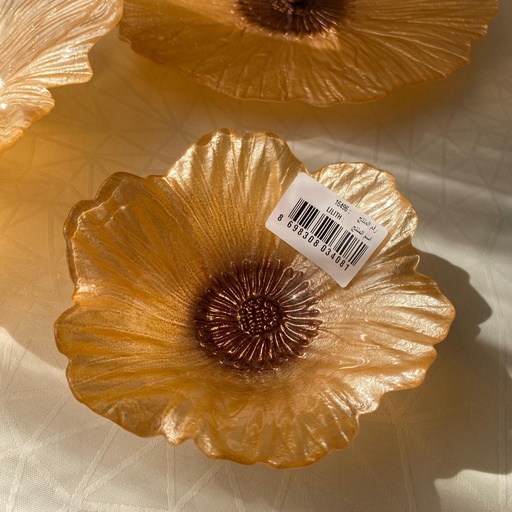 [16496] AK bol 15 LILITH-CENTER METALLIC BROWN - COATED METALLIC PEACH PUFF