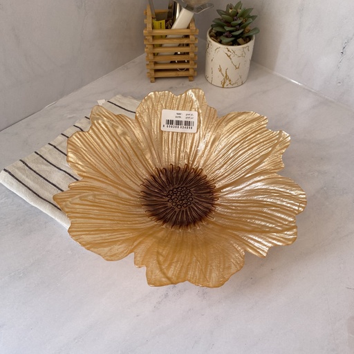 [16497] AK bol 30 LILITH-CENTER METALLIC BROWN - COATED METALLIC PEACH PUFF