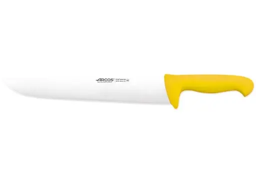 [291900] 2900 couteau de boucher jaune 300mm