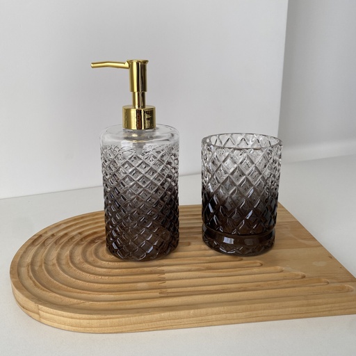 [BY.KFS.001.001] Kafes Ensemble De Salle De Bain Lot De 2 Noir