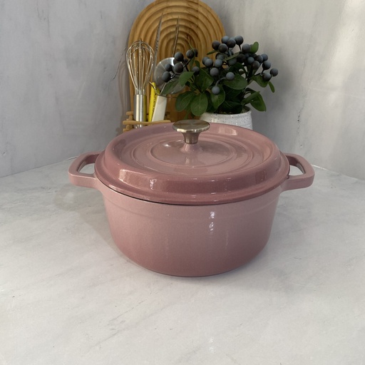 Cocotte En Fonte Ronde 24 Cm