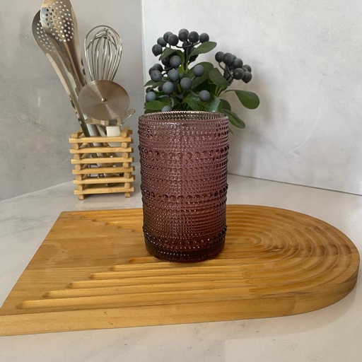 [GR138-P] Verre Haut Rose Fonce