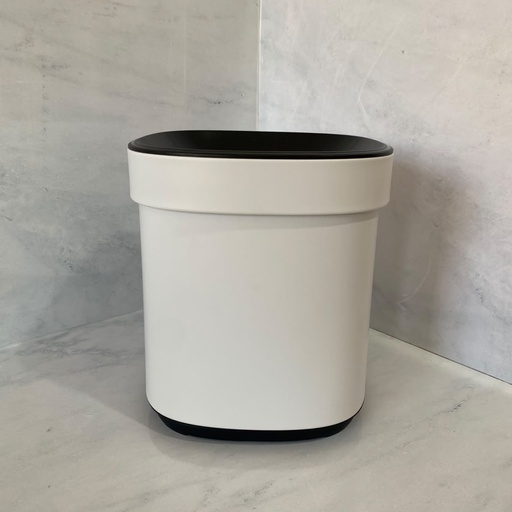 [109950-002B] Poubelle Ouverte 8L Creme Matte